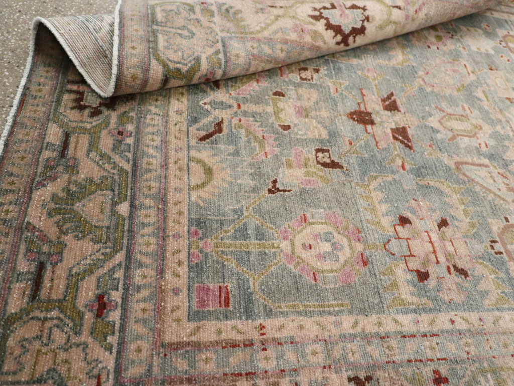 Vintage Persian Malayer Accent Rug, No.28757 - Gss