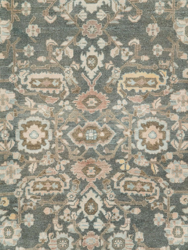 Vintage Persian Malayer Accent Rug, No.28758 - Gss