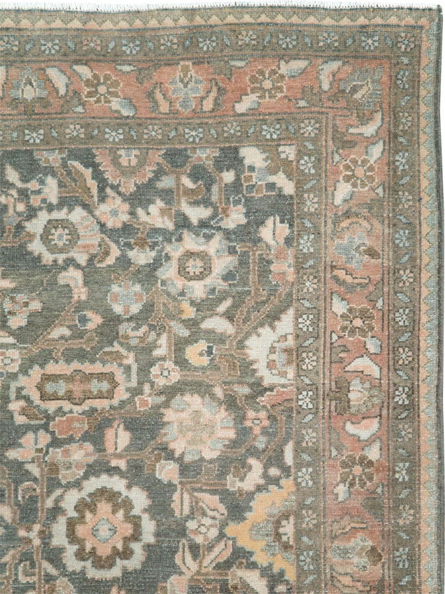 Vintage Persian Malayer Accent Rug, No.28758 - Gss