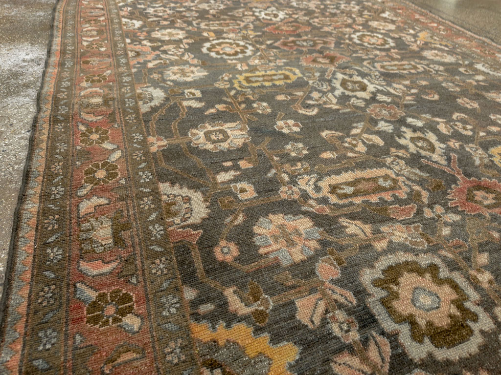 Vintage Persian Malayer Accent Rug, No.28758 - Gss