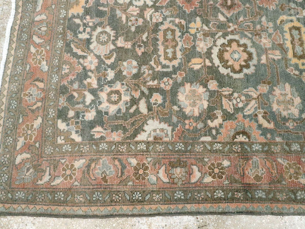Vintage Persian Malayer Accent Rug, No.28758 - Gss