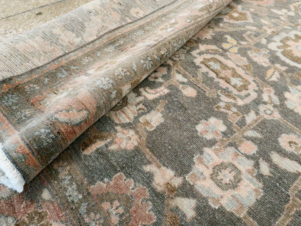 Vintage Persian Malayer Accent Rug, No.28758 - Gss