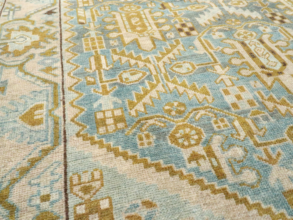 Vintage Persian Malayer Accent Rug, No.28763 - Gss