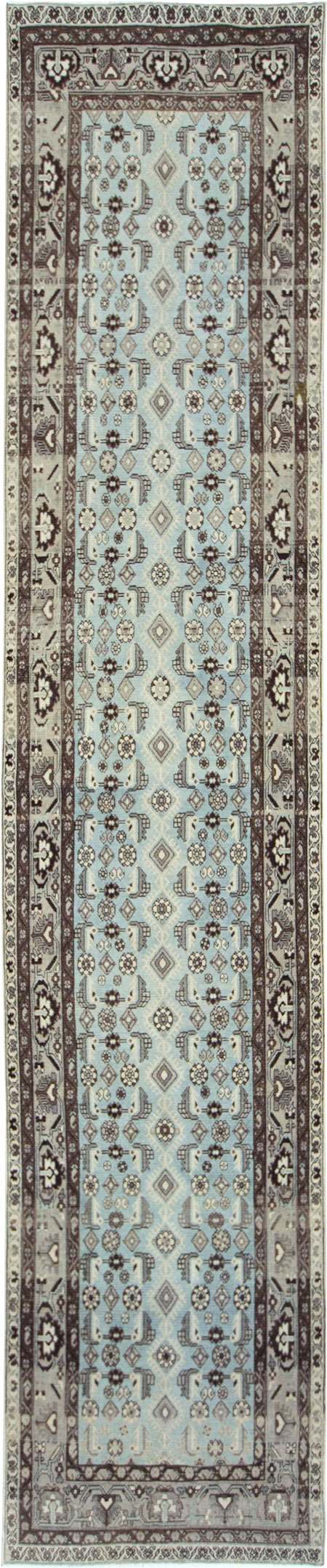Vintage Persian Malayer Long Runner (Pair: 2 of 2), No.28764 - Gss