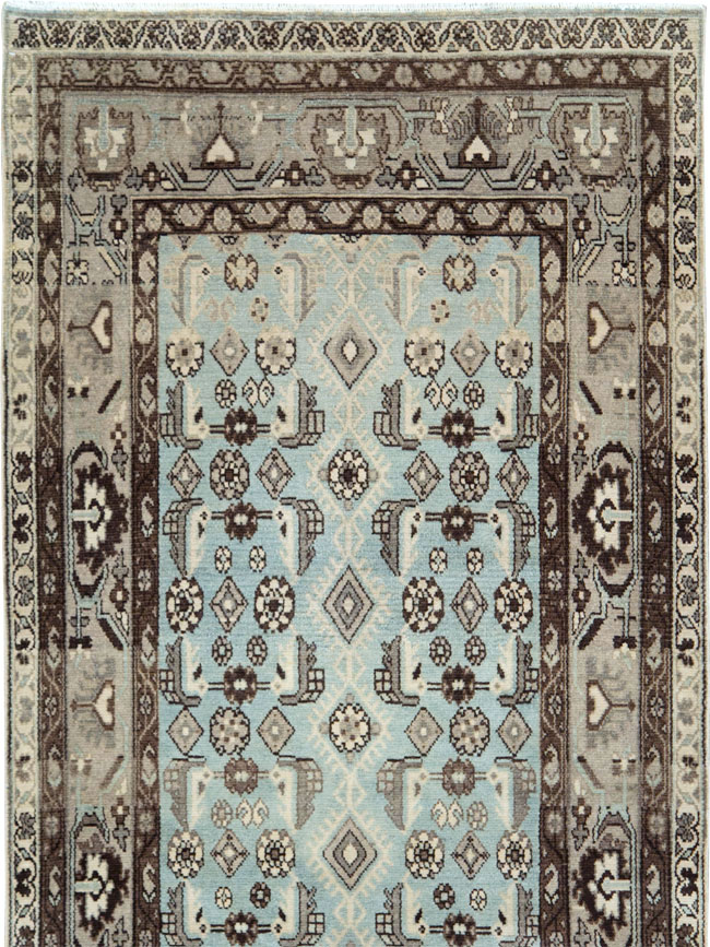 Vintage Persian Malayer Long Runner (Pair: 2 of 2), No.28764 - Gss