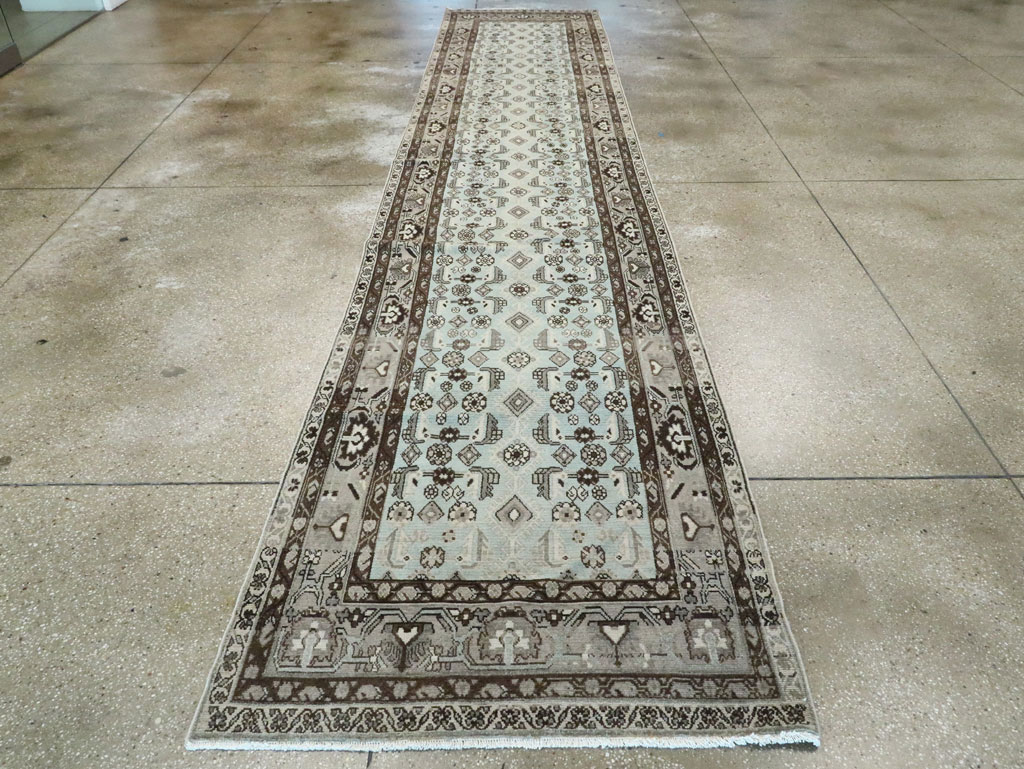 Vintage Persian Malayer Long Runner (Pair: 2 of 2), No.28764 - Gss