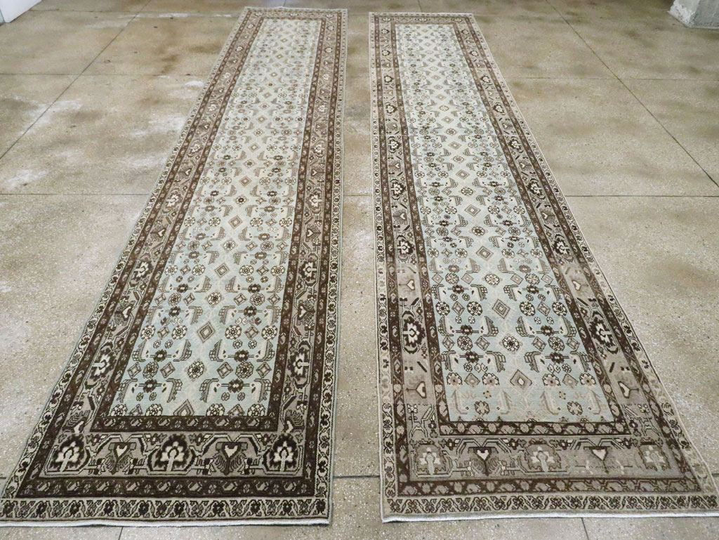 Vintage Persian Malayer Long Runner (Pair: 2 of 2), No.28764 - Gss