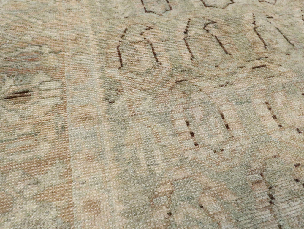 Vintage Persian Malayer Throw Rug, No.28765 - Gss