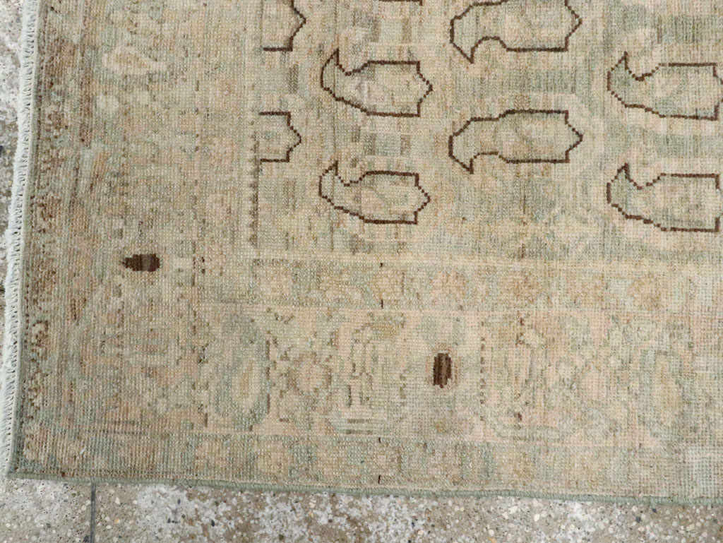 Vintage Persian Malayer Throw Rug, No.28765 - Gss