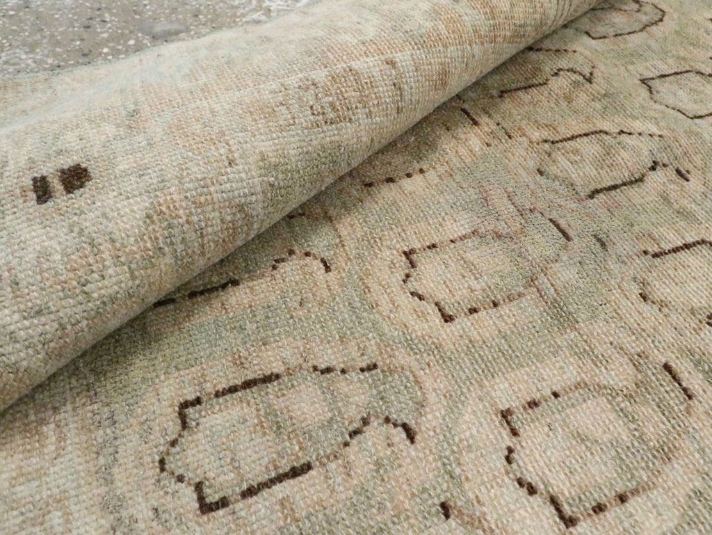 Vintage Persian Malayer Throw Rug, No.28765 - Gss