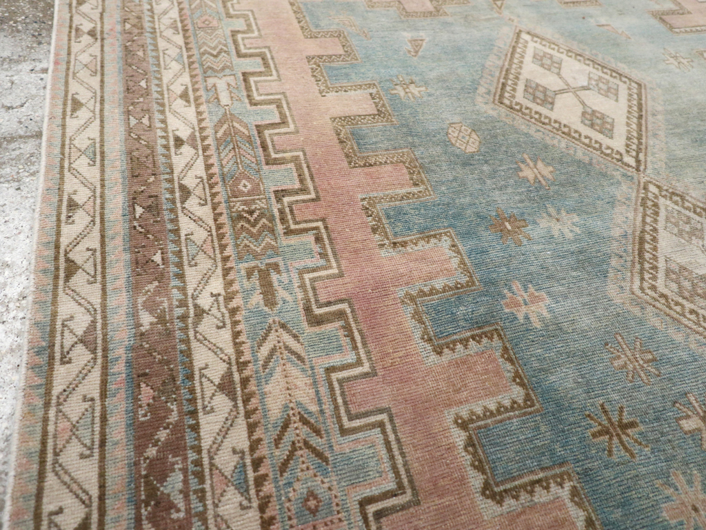 Vintage Persian Afshar Accent Rug, No.28777 - Gss