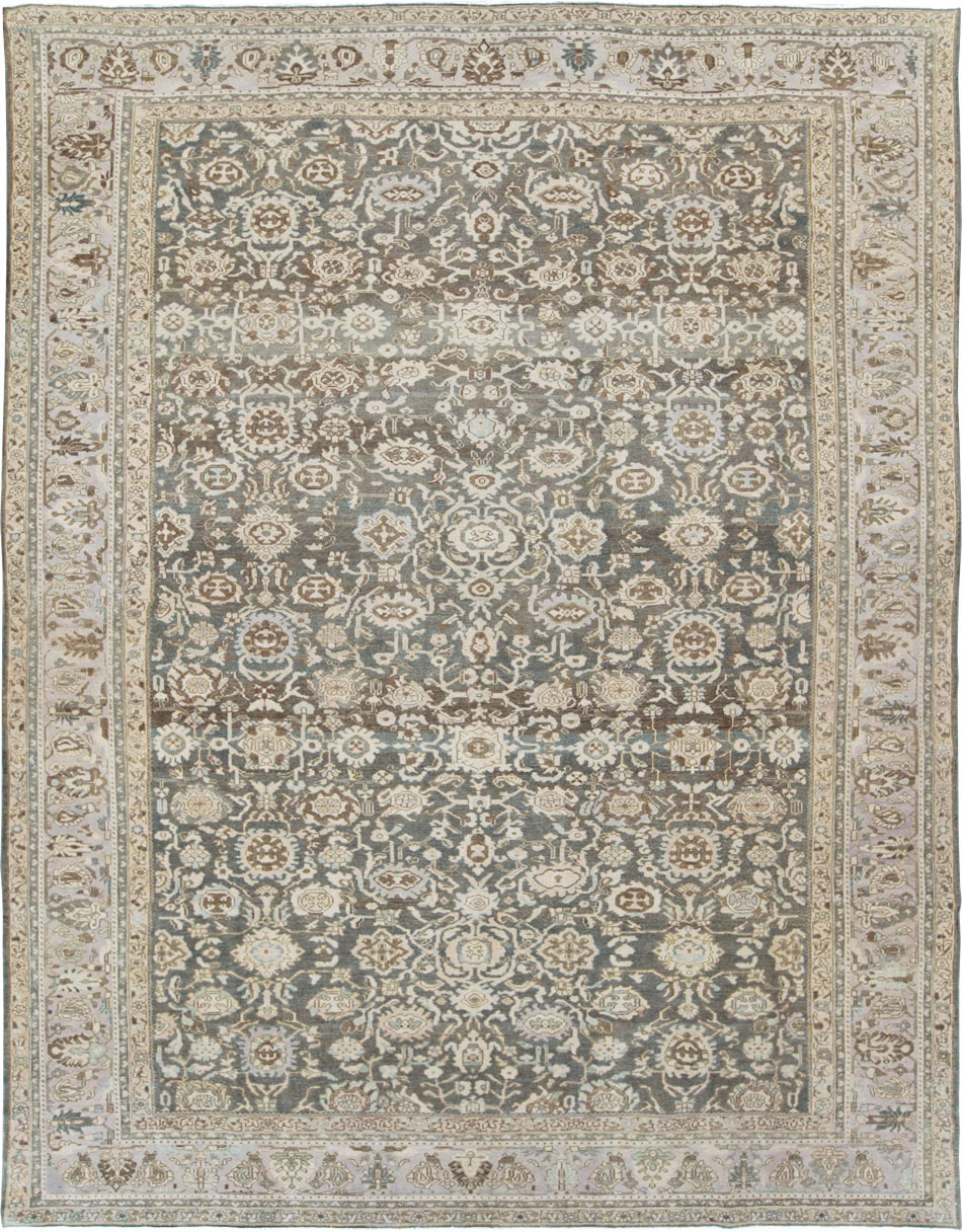 Vintage Persian Malayer Room Size Carpet, No.28781 - Gss