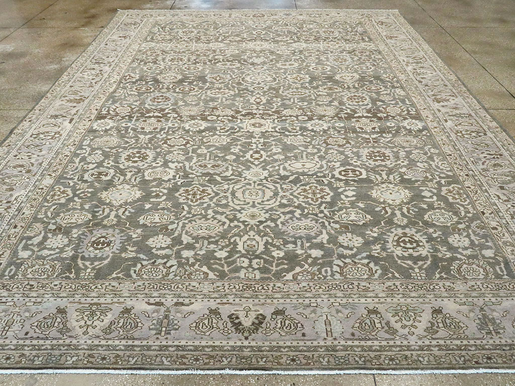 Vintage Persian Malayer Room Size Carpet, No.28781 - Gss