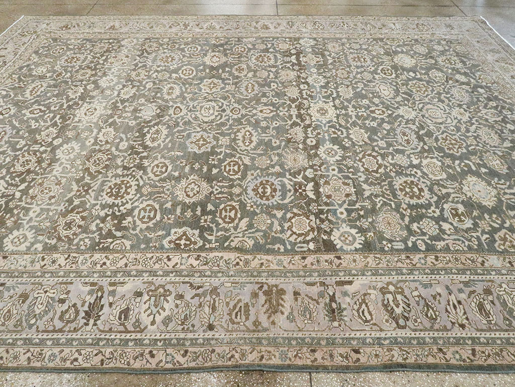 Vintage Persian Malayer Room Size Carpet, No.28781 - Gss