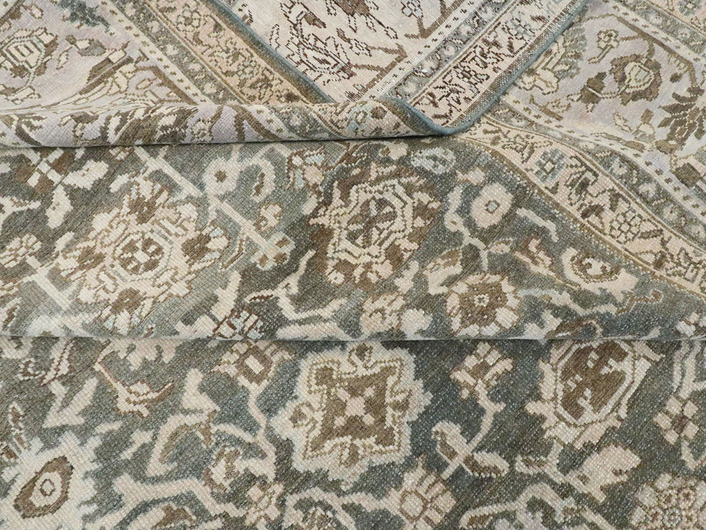 Vintage Persian Malayer Room Size Carpet, No.28781 - Gss