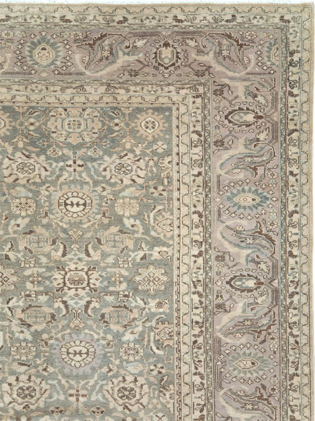 Vintage Persian Malayer Room Size Carpet, No.28782 - Gss