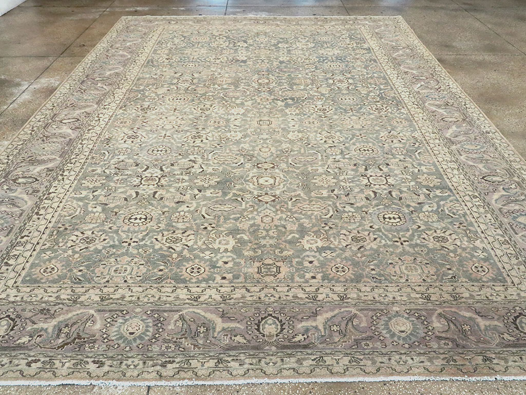 Vintage Persian Malayer Room Size Carpet, No.28782 - Gss