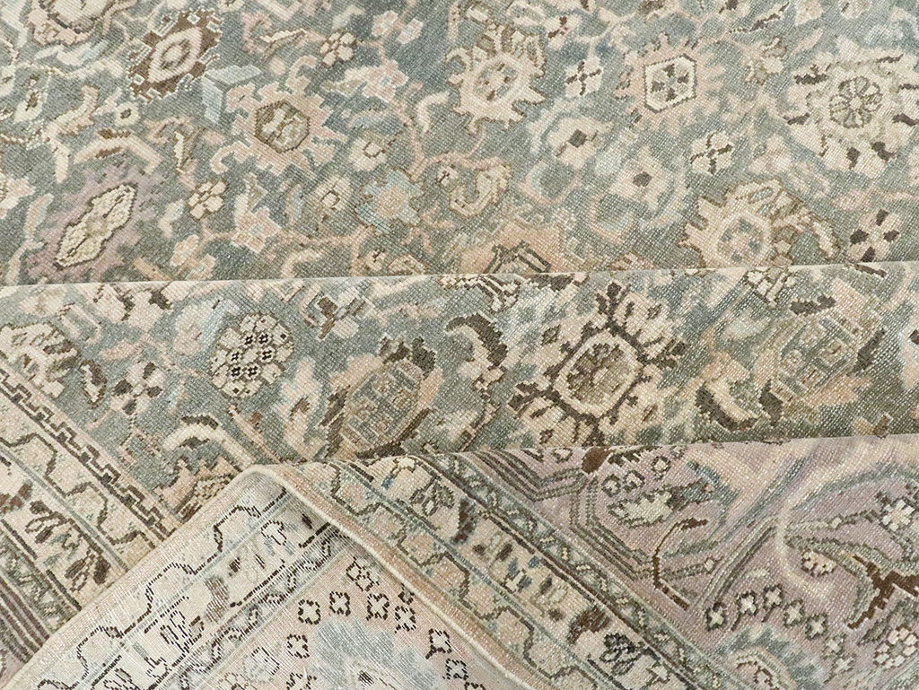 Vintage Persian Malayer Room Size Carpet, No.28782 - Gss