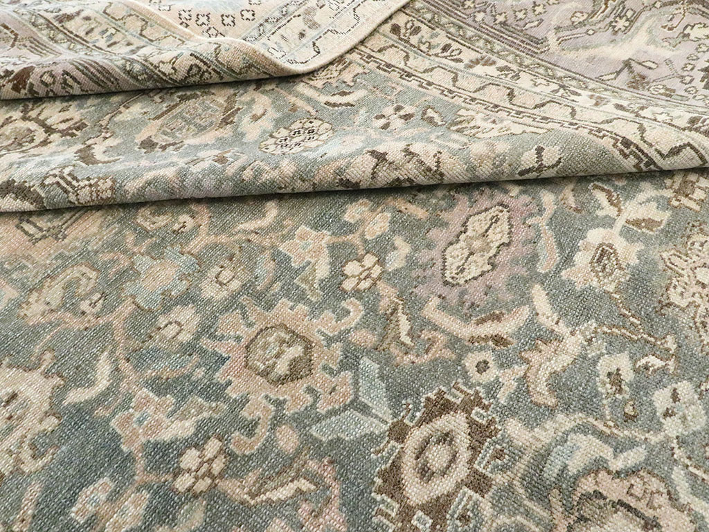 Vintage Persian Malayer Room Size Carpet, No.28782 - Gss