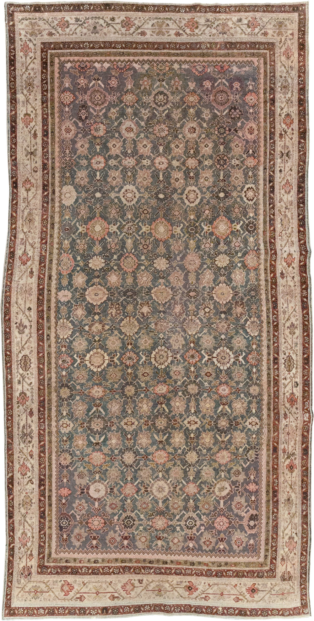 Antique Persian Malayer Gallery Accent Rug, No.28785 - Gss