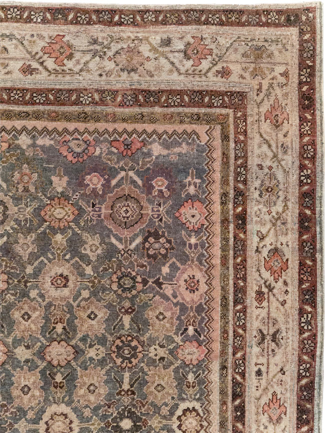 Antique Persian Malayer Gallery Accent Rug, No.28785 - Gss