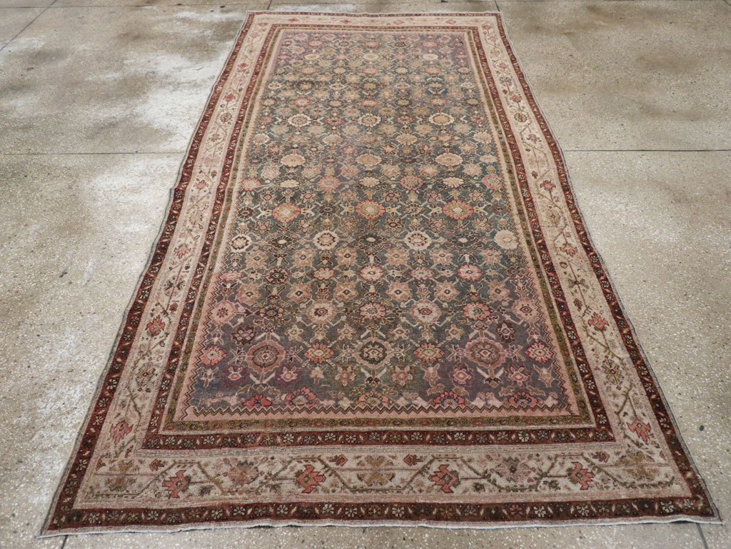Antique Persian Malayer Gallery Accent Rug, No.28785 - Gss