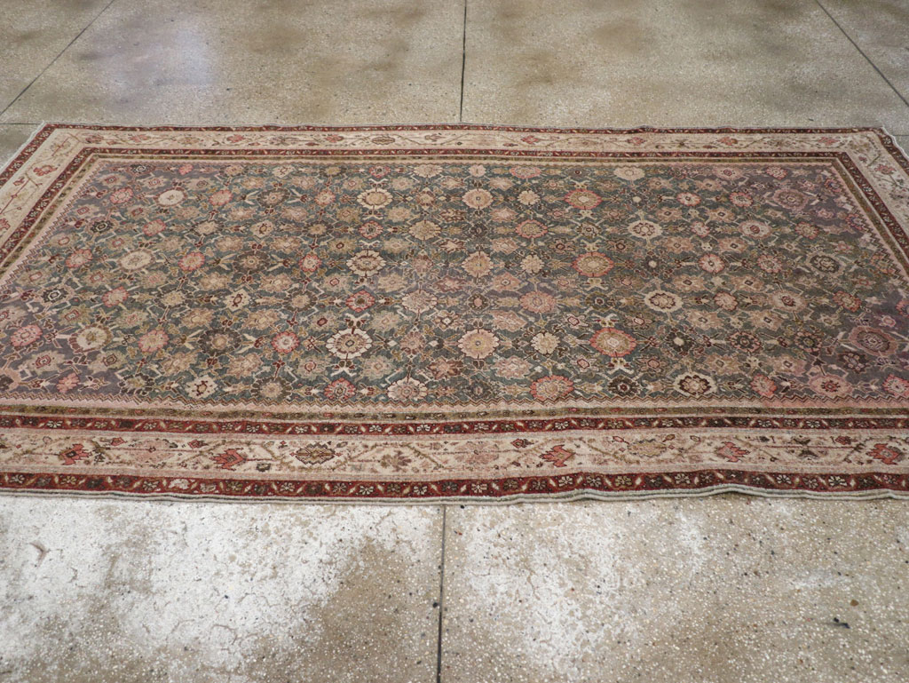 Antique Persian Malayer Gallery Accent Rug, No.28785 - Gss