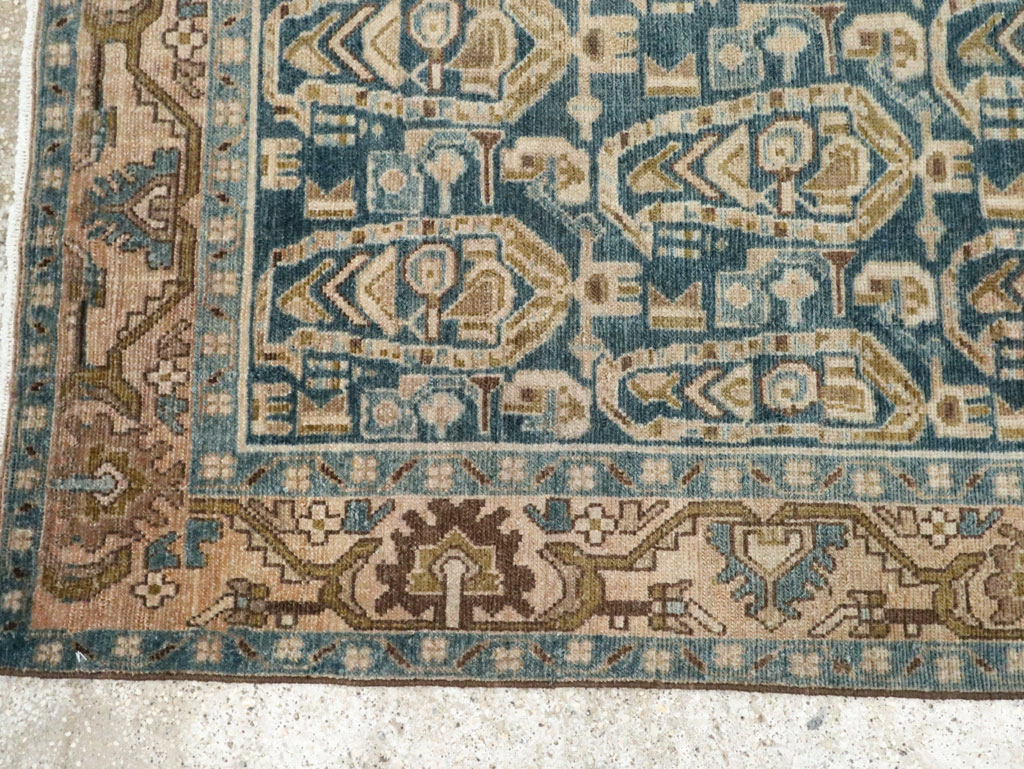 Vintage Persian Malayer Accent Rug, No.28789 - Gss