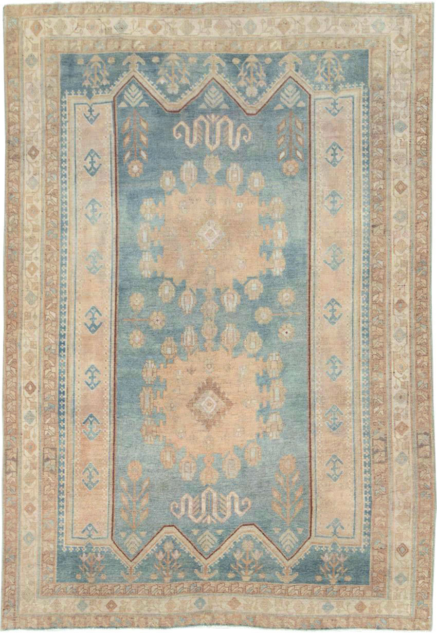 Vintage Persian Afshar Accent Rug, No.28790 - Gss