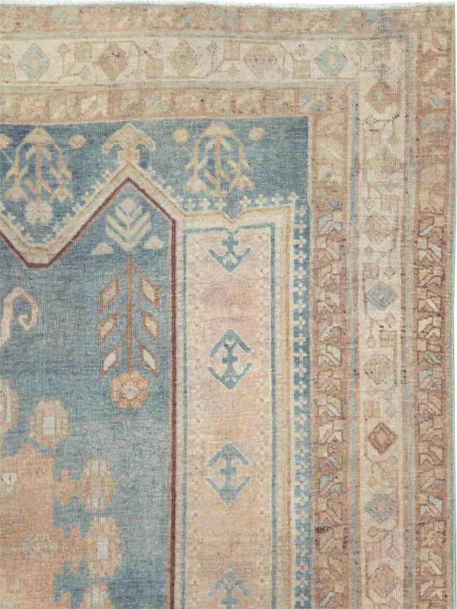 Vintage Persian Afshar Accent Rug, No.28790 - Gss