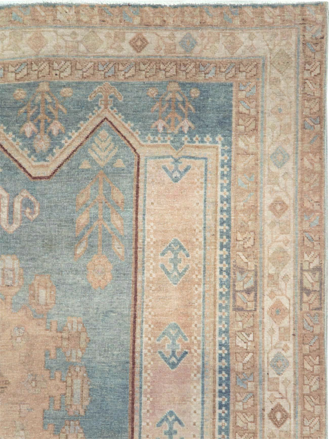 Vintage Persian Afshar Accent Rug, No.28790 - Gss