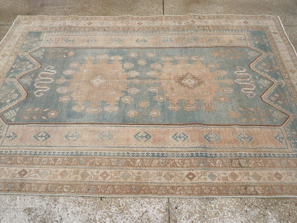Vintage Persian Afshar Accent Rug, No.28790 - Gss