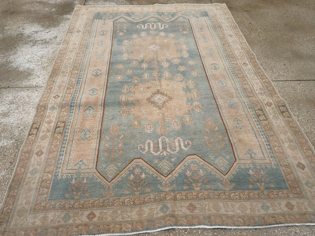 Vintage Persian Afshar Accent Rug, No.28790 - Gss