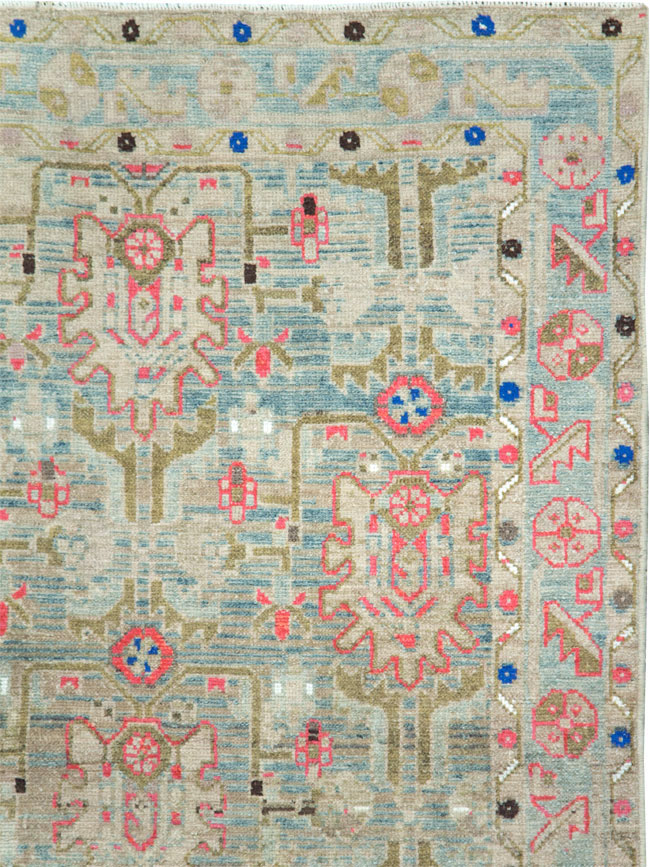 Vintage Persian Malayer Throw Rug, No.28796 - Gss