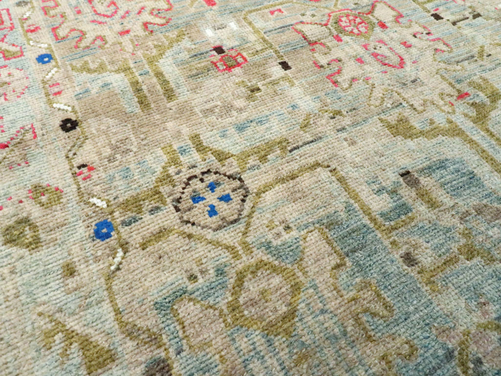 Vintage Persian Malayer Throw Rug, No.28796 - Gss