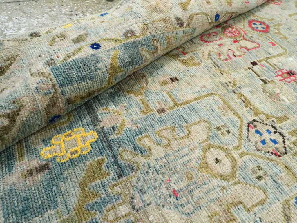 Vintage Persian Malayer Throw Rug, No.28796 - Gss