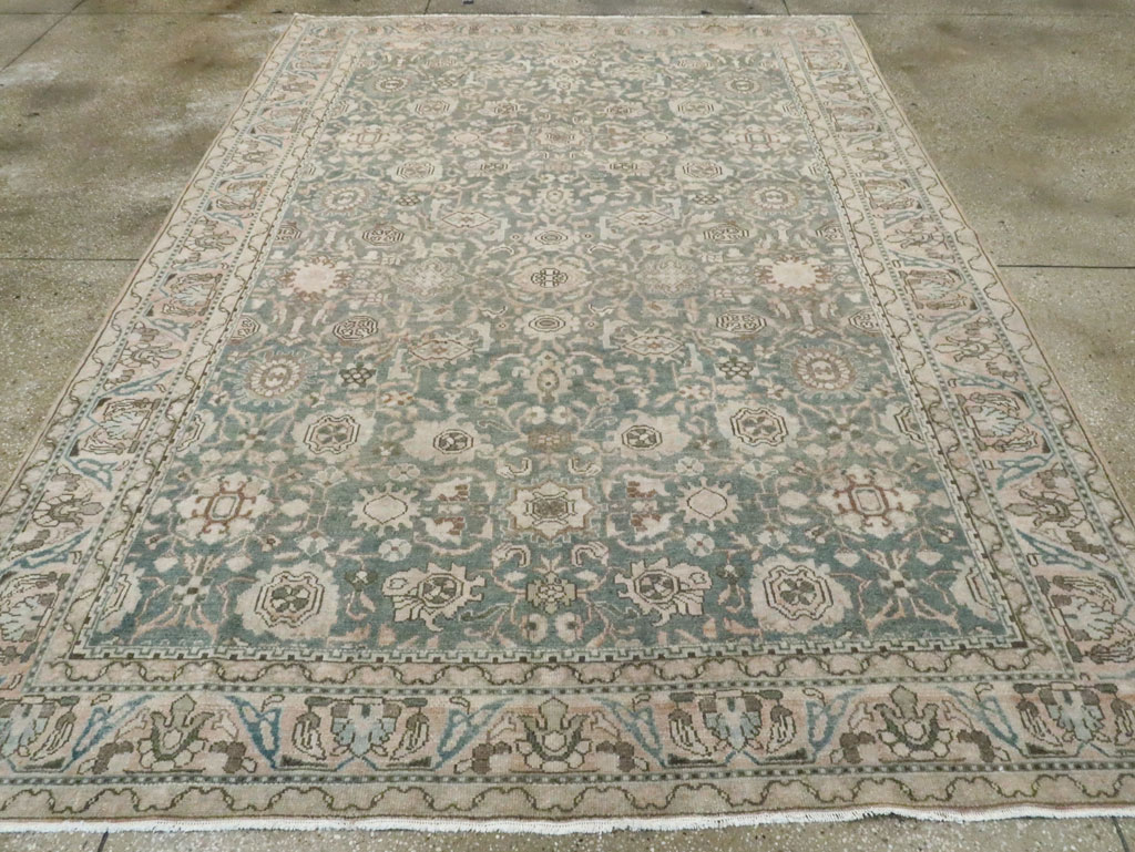 Vintage Persian Malayer Small Room Size Carpet, No.28798 - Gss