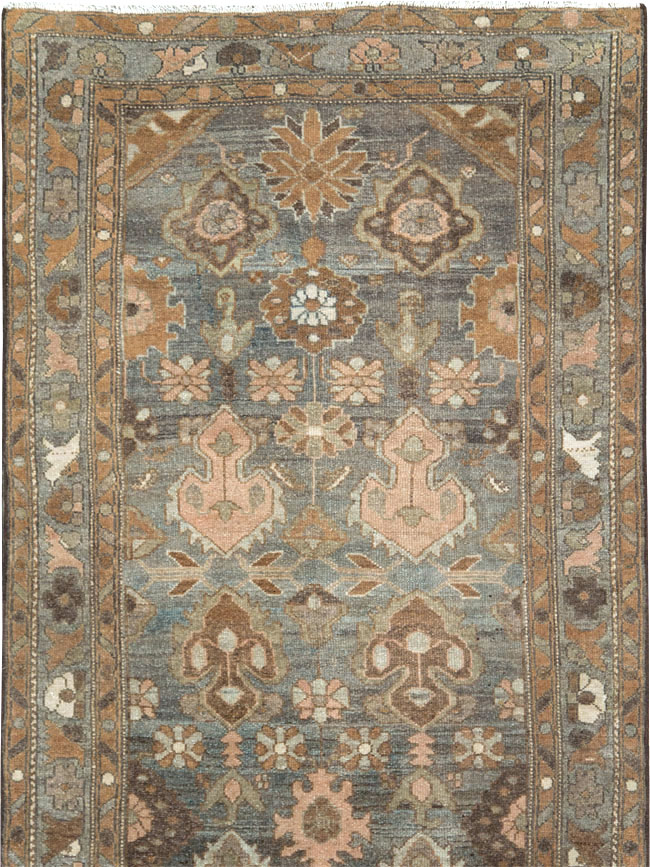Vintage Persian Malayer Long Runner, No.28801 - Gss