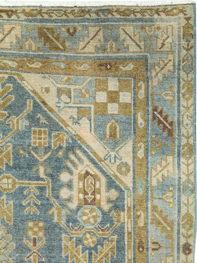 Vintage Persian Malayer Accent Rug, No.28804 - Gss