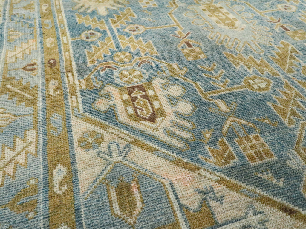 Vintage Persian Malayer Accent Rug, No.28804 - Gss