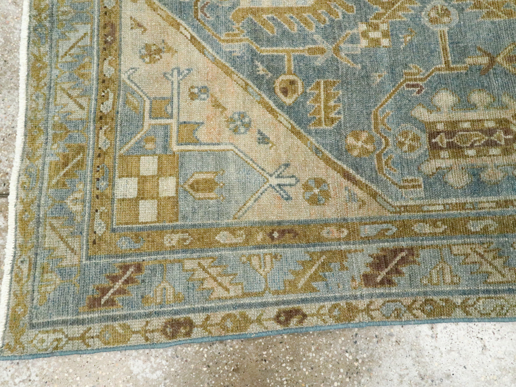 Vintage Persian Malayer Accent Rug, No.28804 - Gss