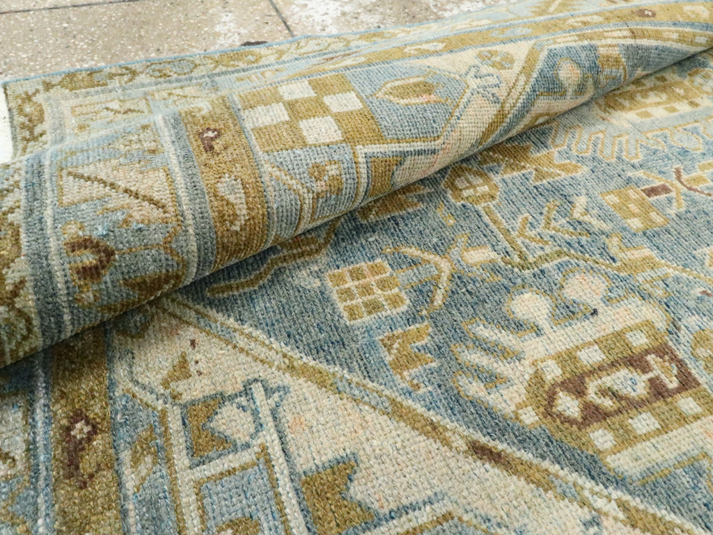 Vintage Persian Malayer Accent Rug, No.28804 - Gss