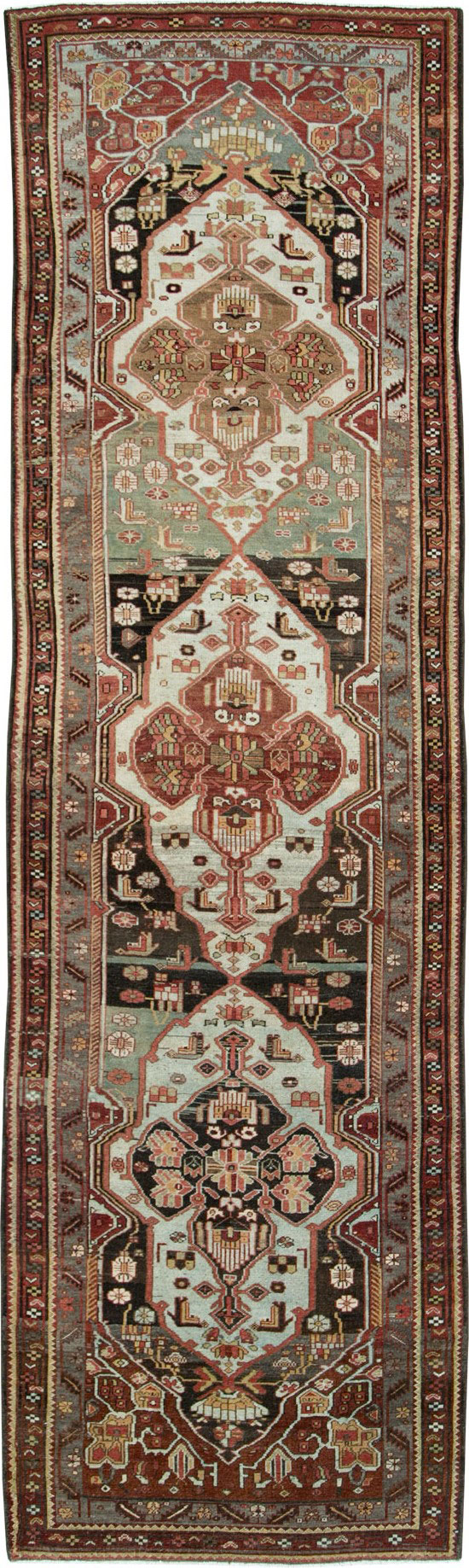 Antique Persian Malayer Runner, No.28805 - Gss