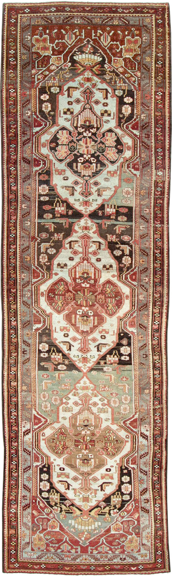 Antique Persian Malayer Runner, No.28805 - Gss
