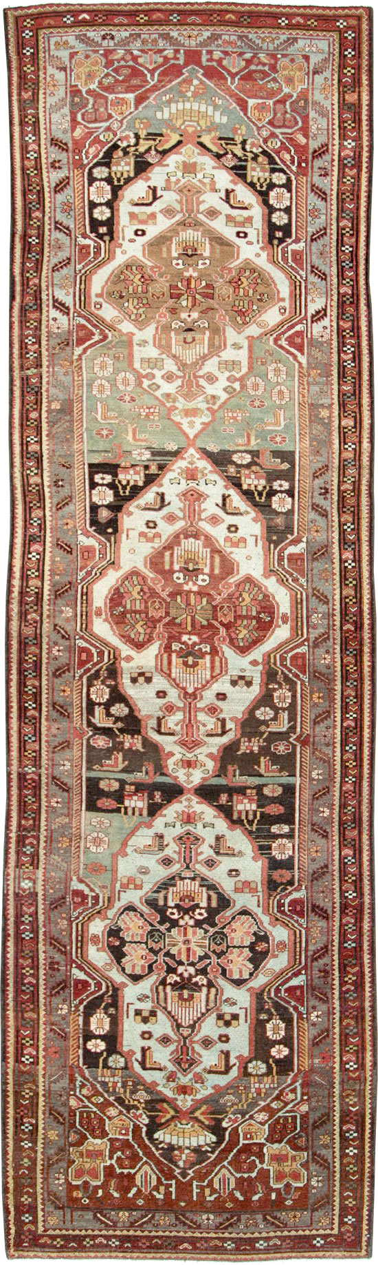 Antique Persian Malayer Runner, No.28805 - Gss