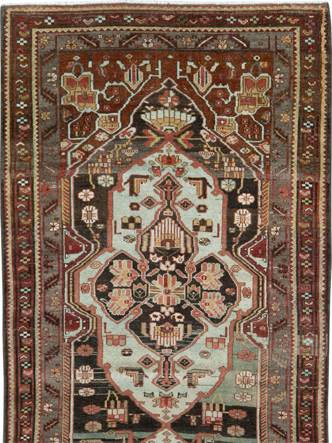 Antique Persian Malayer Runner, No.28805 - Gss