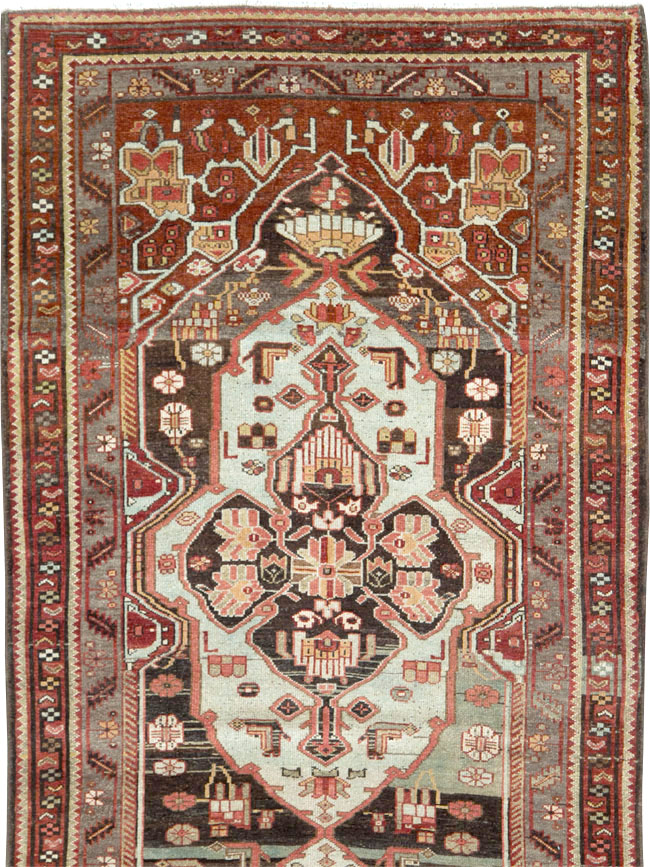 Antique Persian Malayer Runner, No.28805 - Gss