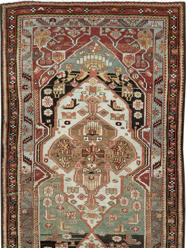 Antique Persian Malayer Runner, No.28805 - Gss