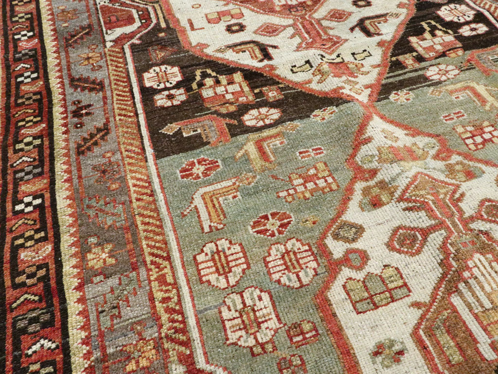 Antique Persian Malayer Runner, No.28805 - Gss