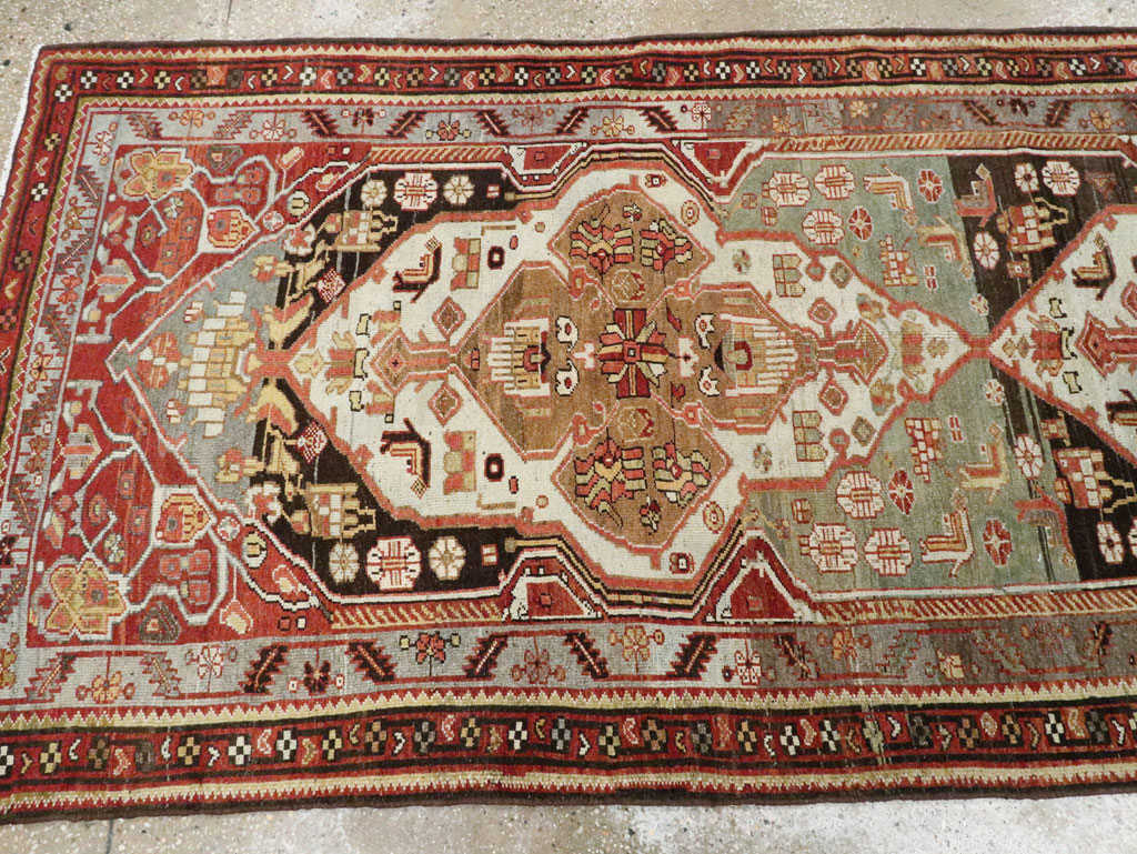 Antique Persian Malayer Runner, No.28805 - Gss